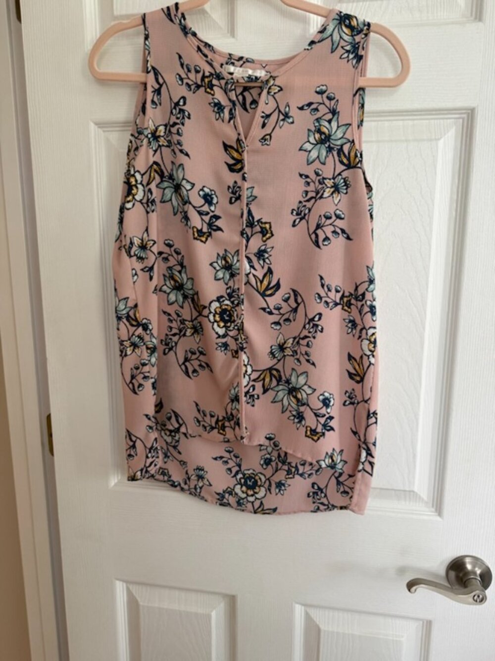 Floral Womens Blouse sz M